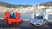 LaFerrari vs Ferrari Enzo Driving FAST in the Hills!