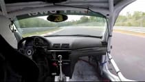 NÜRBURGRING Onboard Race car loses door at 280 kph