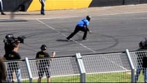 man jump lambo Top Gear Sydney 9.3.13