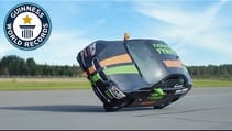 Fastest side wheelie in a car - Guinness World Records