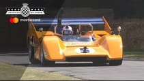 Carlos Sainz Jr. tastes Can-Am power at Goodwood!