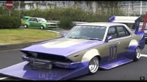 【直管竹やりサウンド！】早朝の大黒で旧車軍団に遭遇【HD】Custom Japanese classic car!!