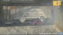 TCR 2015. Macau. First corner pile-up