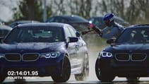 BMW M5 Sets 2 Guinness World Records While Refueling Mid-Drift | BMW USA