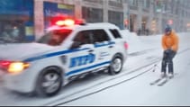 SNOWBOARDING WITH THE NYPD