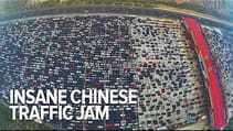 Insane Chinese traffic jam