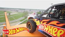 The Yellow Driver's World Record Jump (Tanner Foust) | Team Hot Wheels | @Hot Wheels