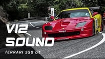 V12 SOUND Ferrari 550 GT // Piero Nappi // Reventino 2015