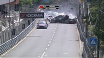 WTCR Race 1- Big crash in the streets of Vila Real Portugal