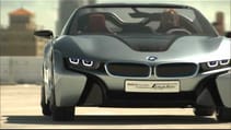 BMW i8 Spyder Concept Driving Footage