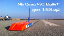 Nic Case's R/C Bullet goes 188mph