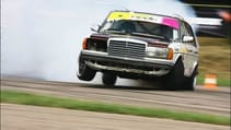 Legendary Diesel Mercedes W123 + SCANIA turbine @ Eastern European Drift Championship