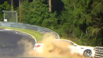 Crash Ring Taxi BMW M5 F10 Nordschleife Touristenfahrten 2014