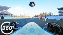 Damien Walters Formula E Backflip In 360 Degrees