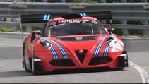 The Most Extreme Alfa Romeo 4C: Marco Gramenzi' 600hp New Hillclimb Monster!!