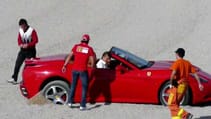 FERNANDO ALONSO FERRARI F10 DRIVER FIRST TIME WITH THE SCUDERIA