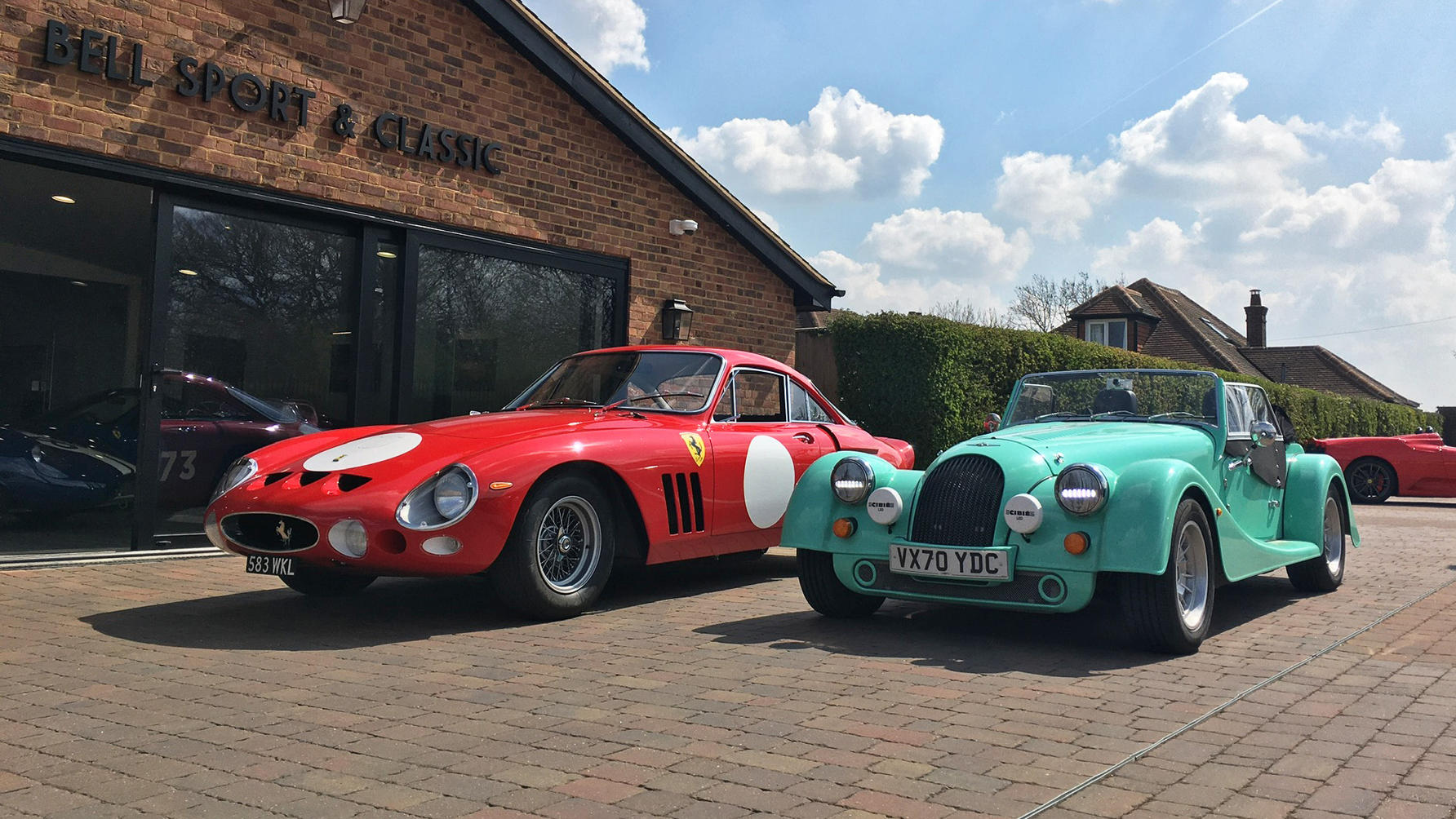 Ferrari 330 LMB and Morgan Plus Four