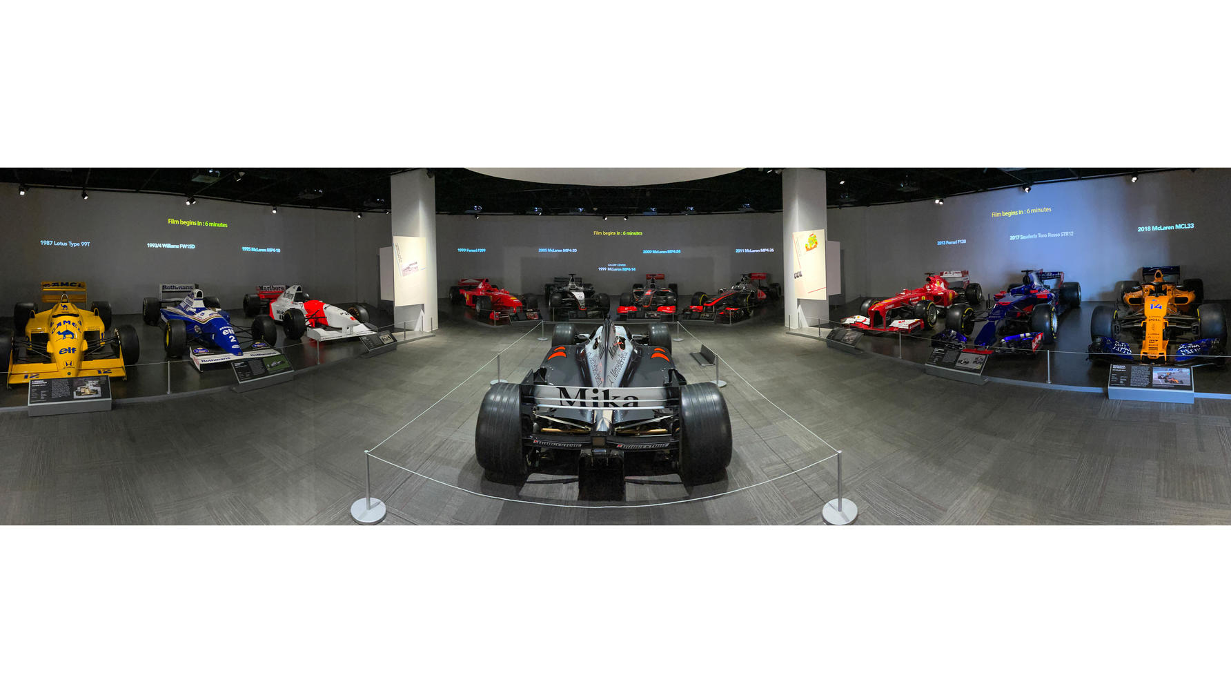 Petersen Museum’s F1 exhibit