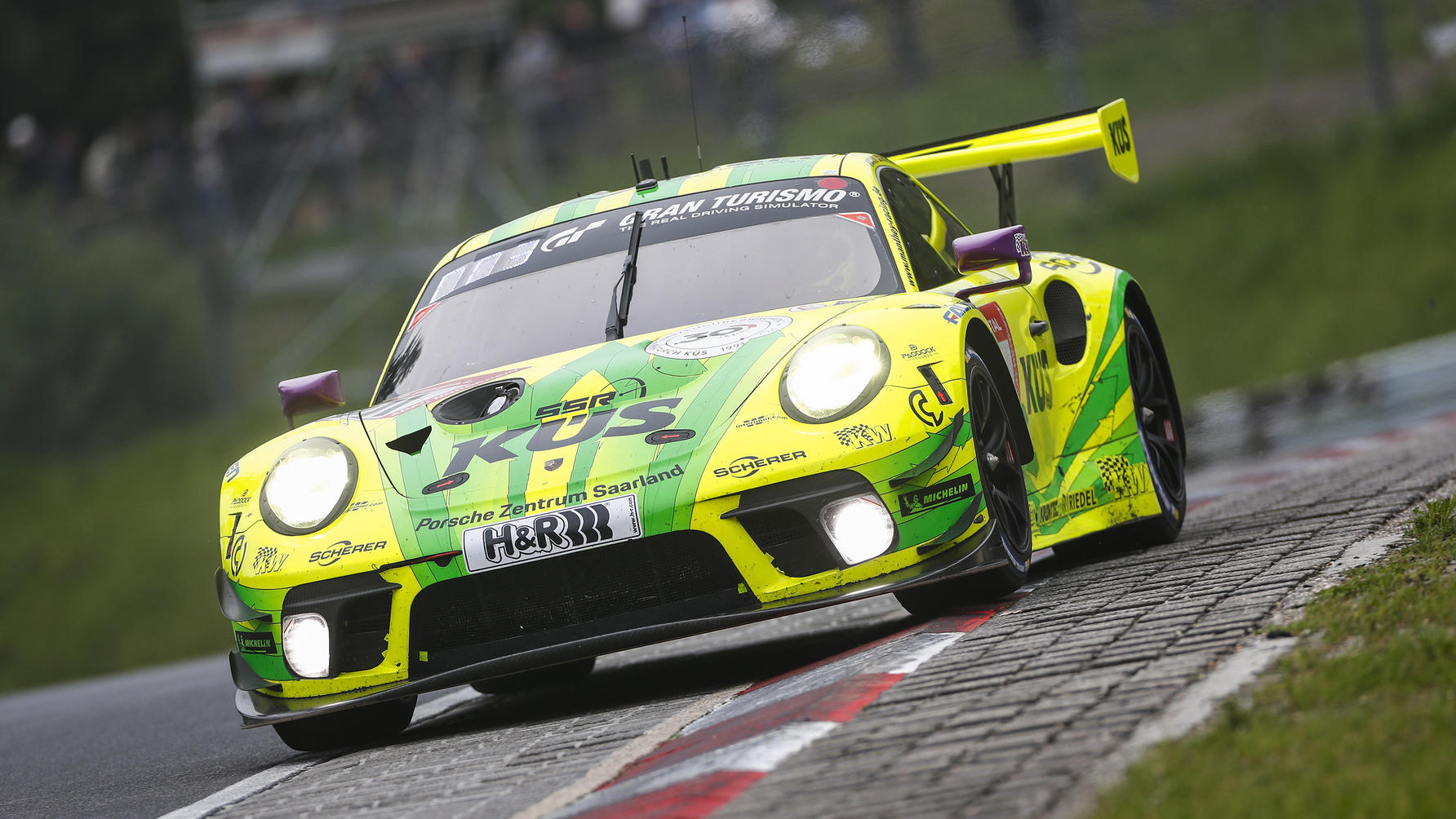 Grello - Porsche 911 GT3 R racecar at the Nürburgring 24 Hours