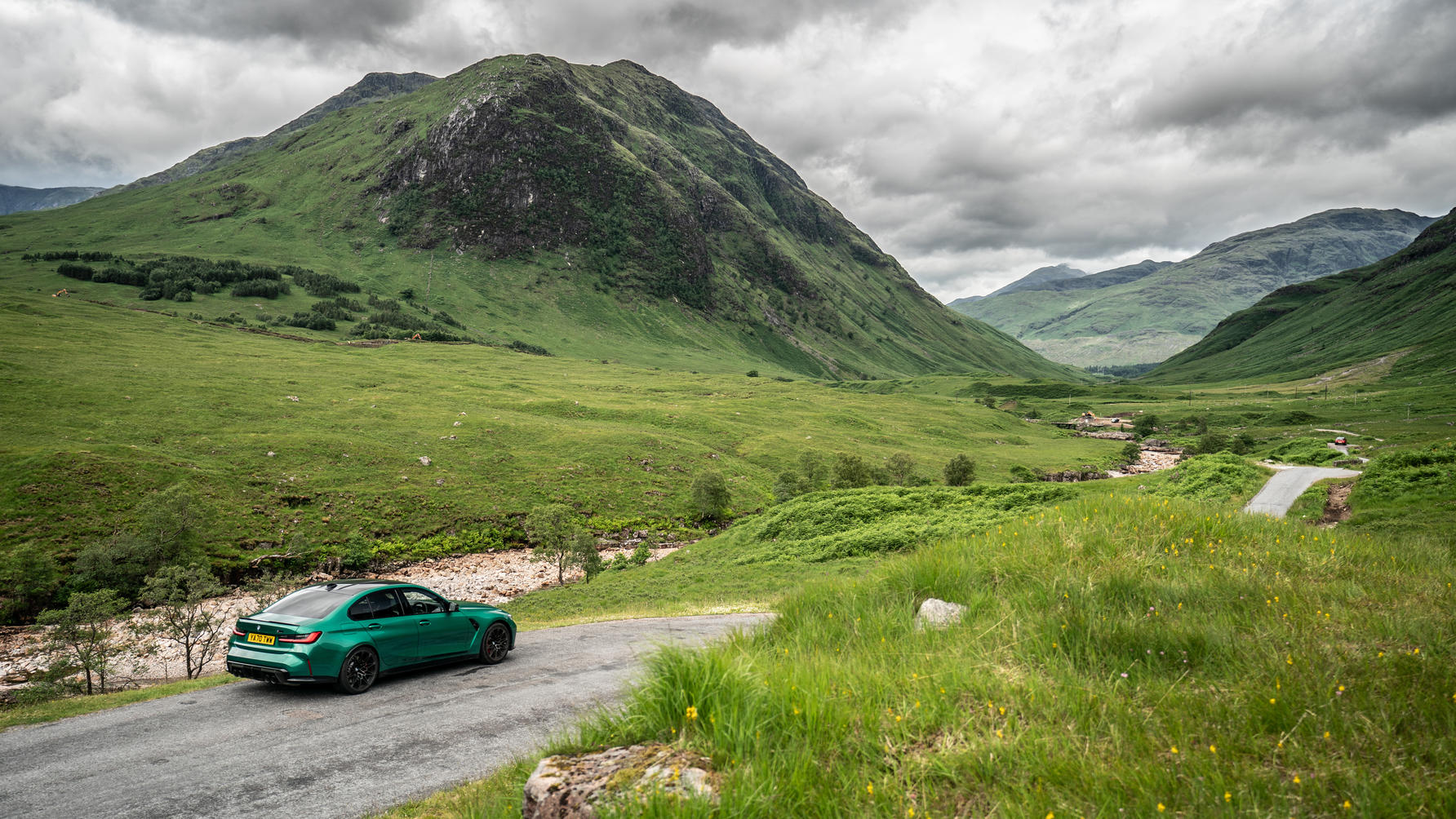 2021 BMW G80 M3 Isle of Man Green Three Peaks Challenge