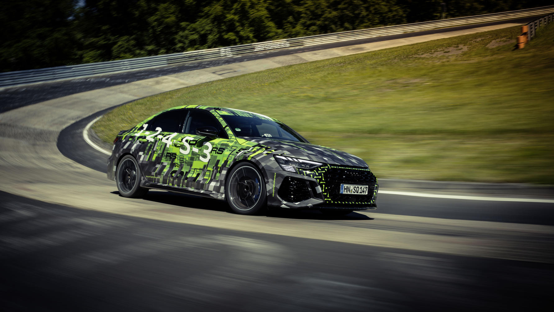 Audi RS3 Nurburgring lap record 2021 Top Gear