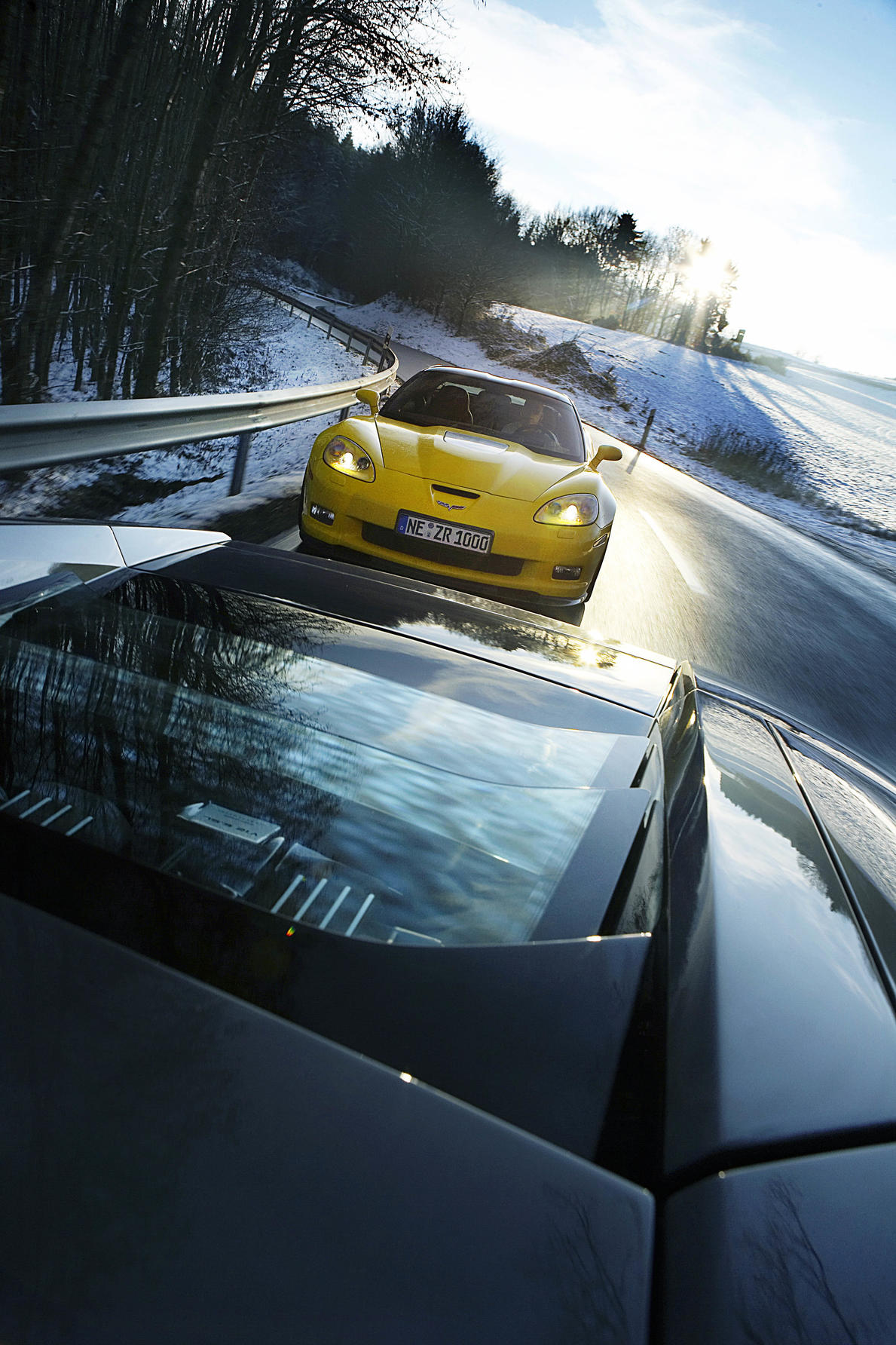 Lamborghini Murciélago LP640 vs C6 Corvette ZR1 Top Gear