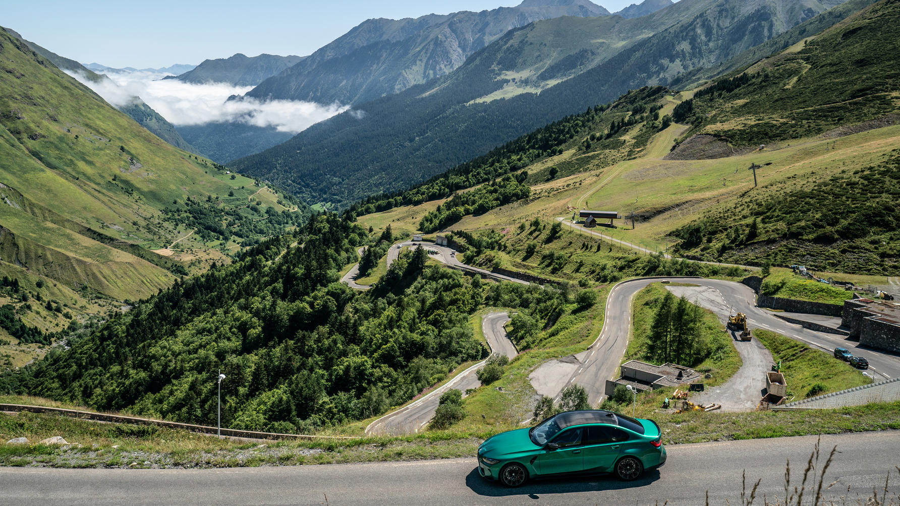 BMW G80 M3 Road Trip Isle of Man Green