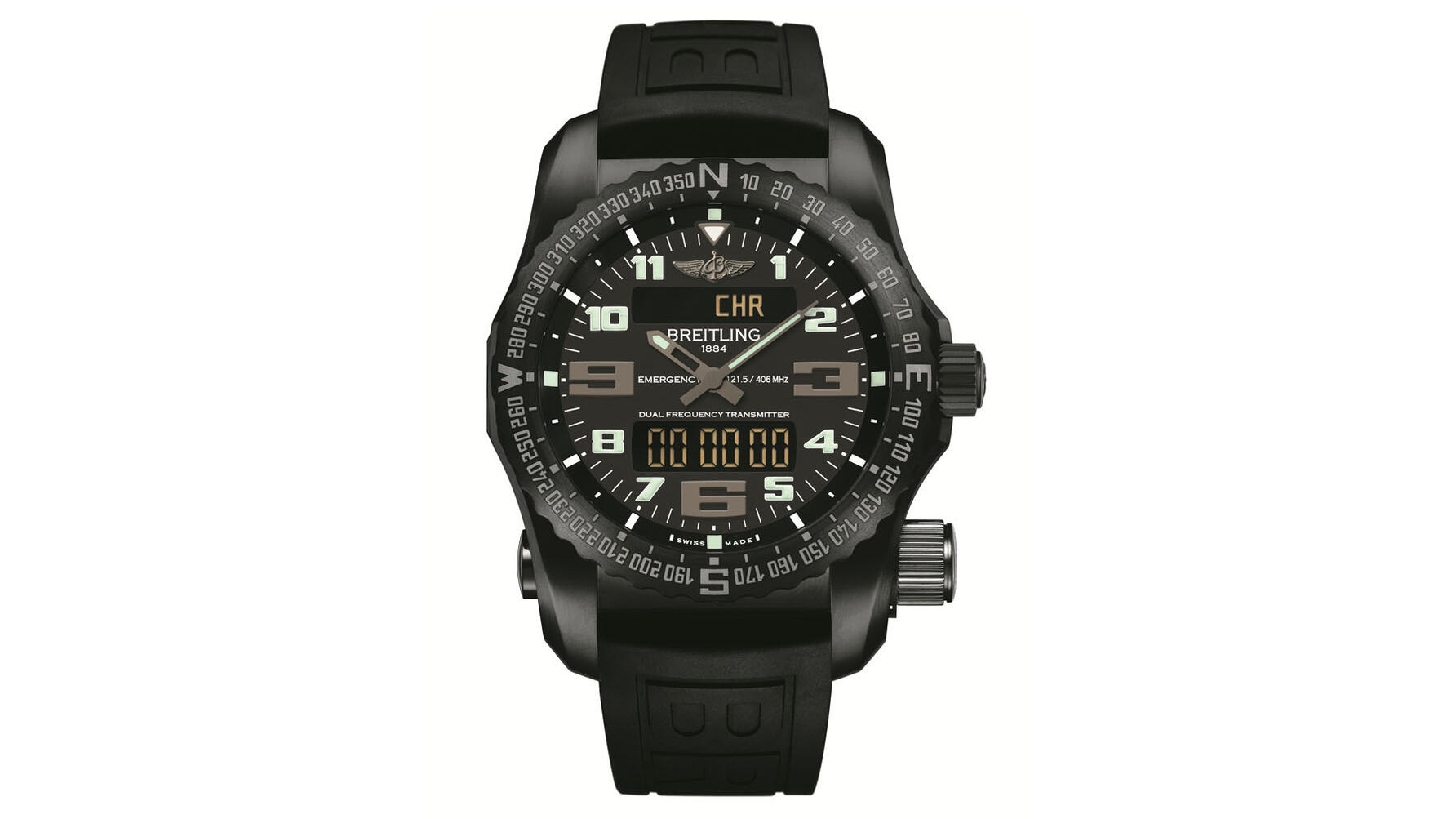 Breitling Emergency DLC Black Titanium