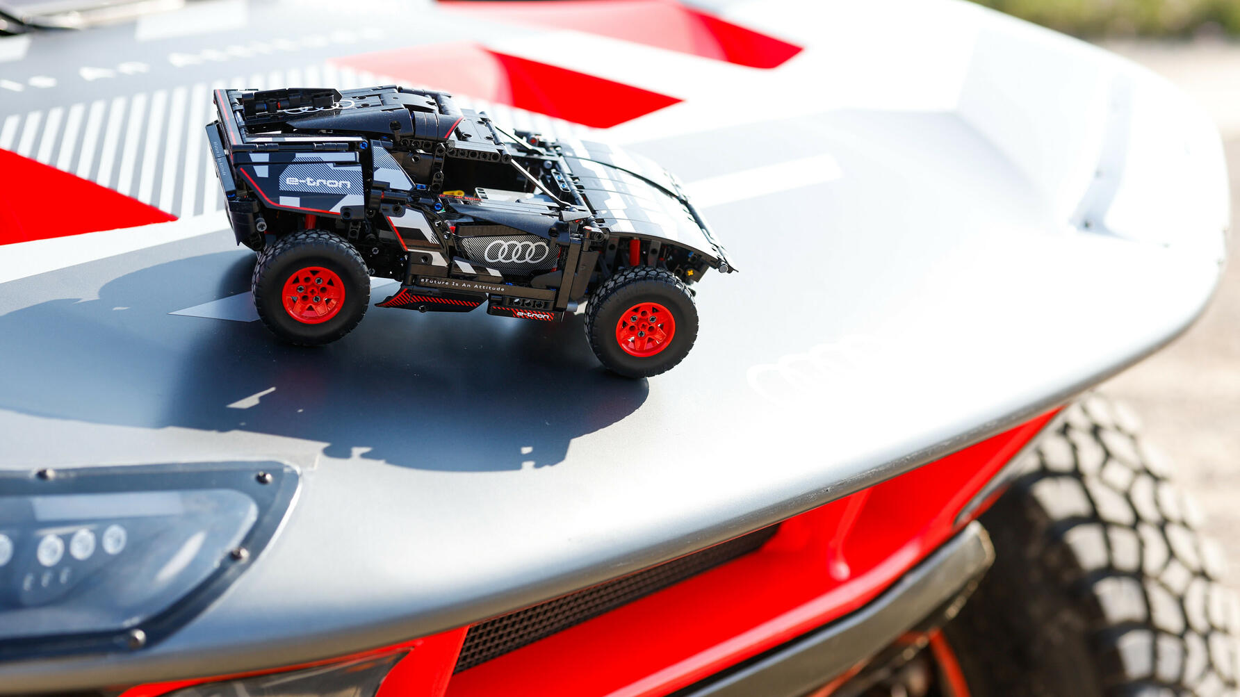 Top Gear Audi Dakar 2024 Lego Car