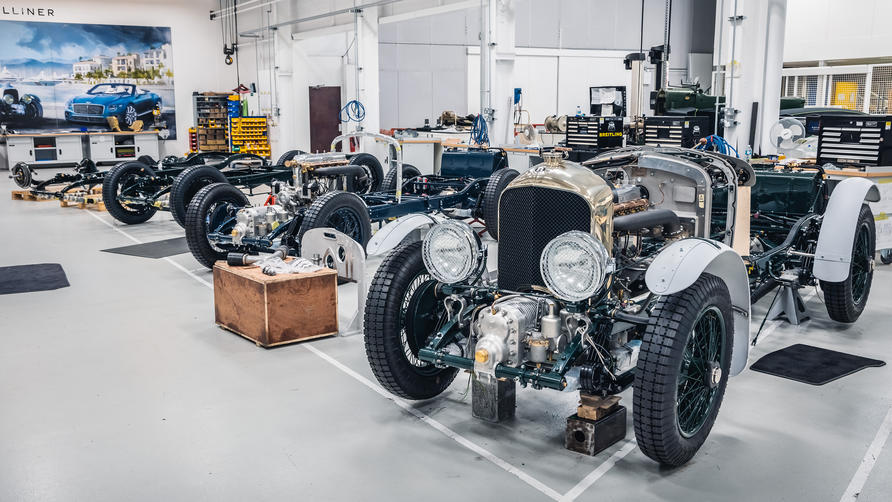 Bentley Blower production line in Mulliner factory