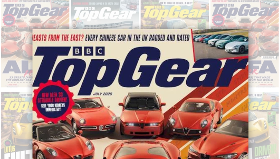 Top Gear magazine cover - 1 year